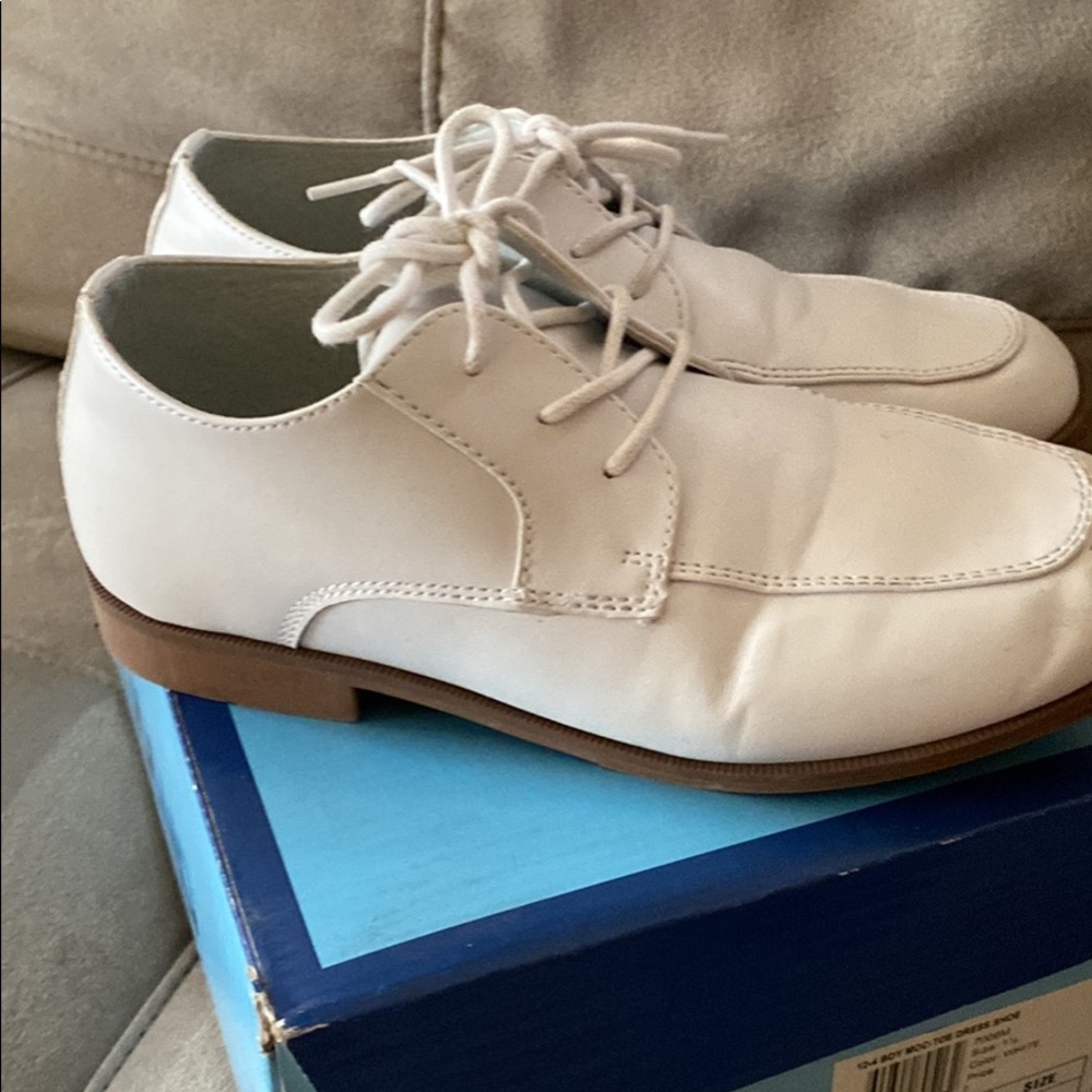 White boys shoes